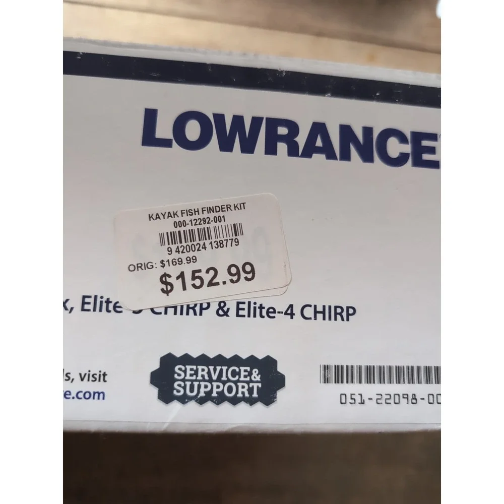 Lowrance Portable Kayak Kit 000-12292-001 NEW‎ Sealed